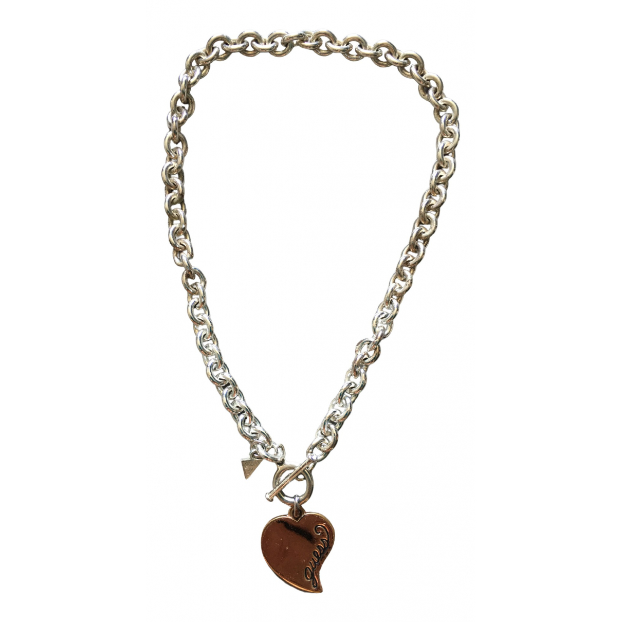 Necklace GUESS Silver in Steel - 17186635